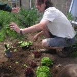 ...to growing vegetables with the children...