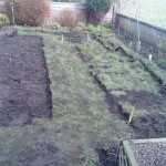 from this sloped lawn...